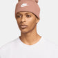 Futura Peak Beanie - Rose Gold/White