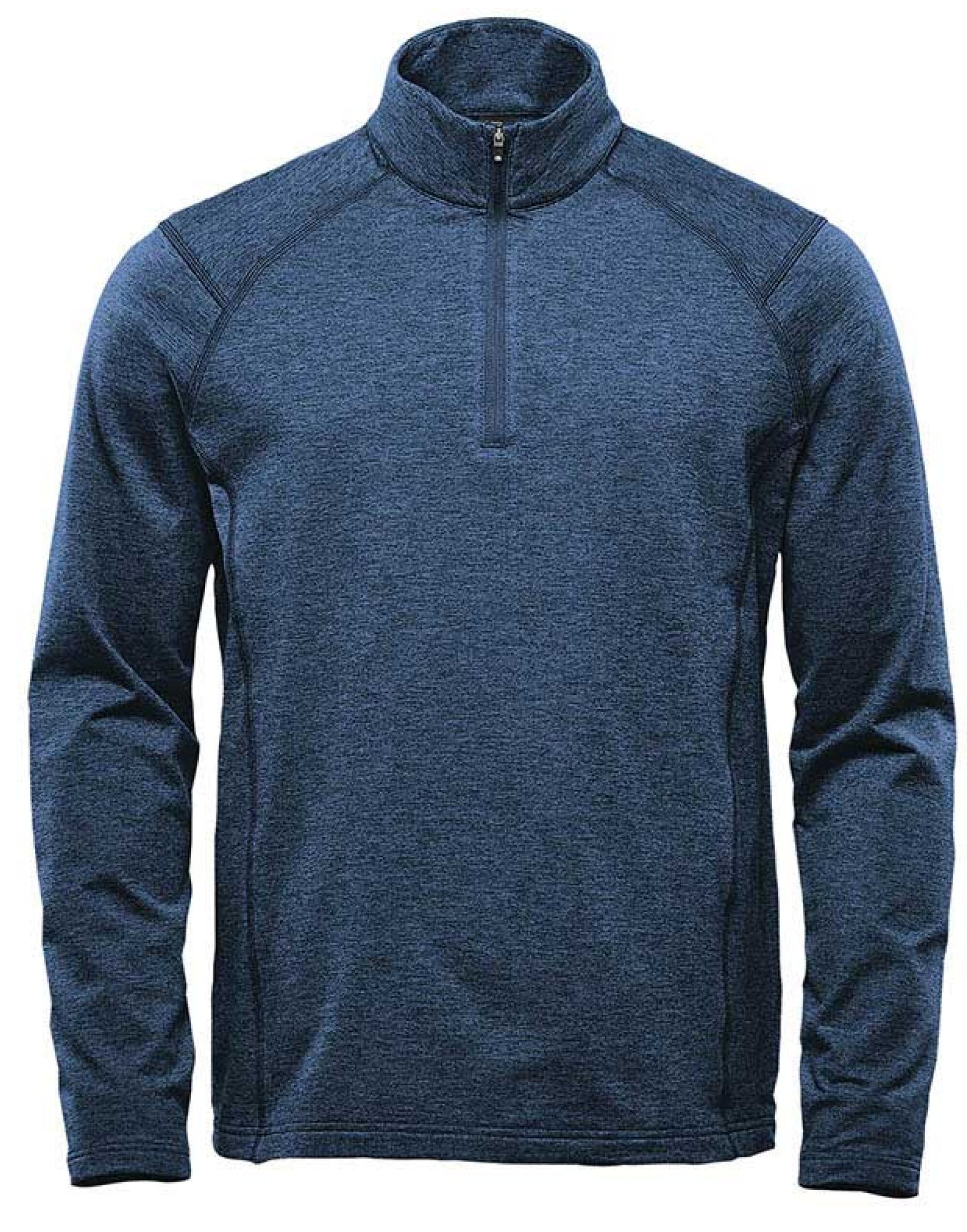 Men's Pure Earth Treeline Performance 1/4 Zip Pullover - Dark Navy Heather