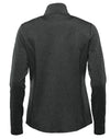 Women's Pure Earth Treeline Performance 1/4 Zip Pullover - Black Heather