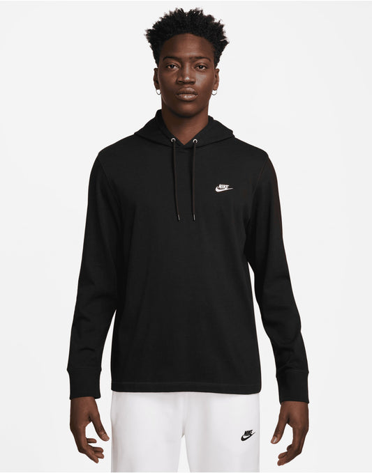 Club Knit Hoodie - Black/White
