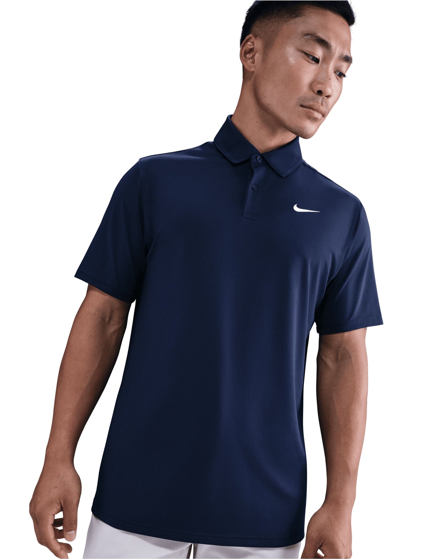 Dri-Fit Velocity Polo - College Navy/White