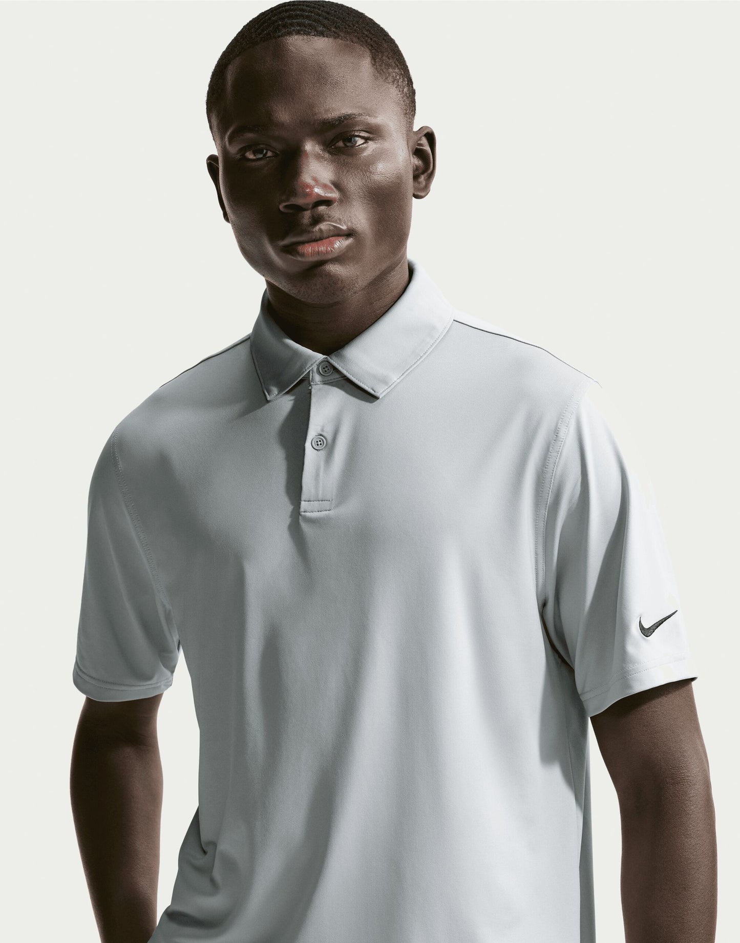 Velocity Polo Solid Short Sleeve - Wolf Grey/White