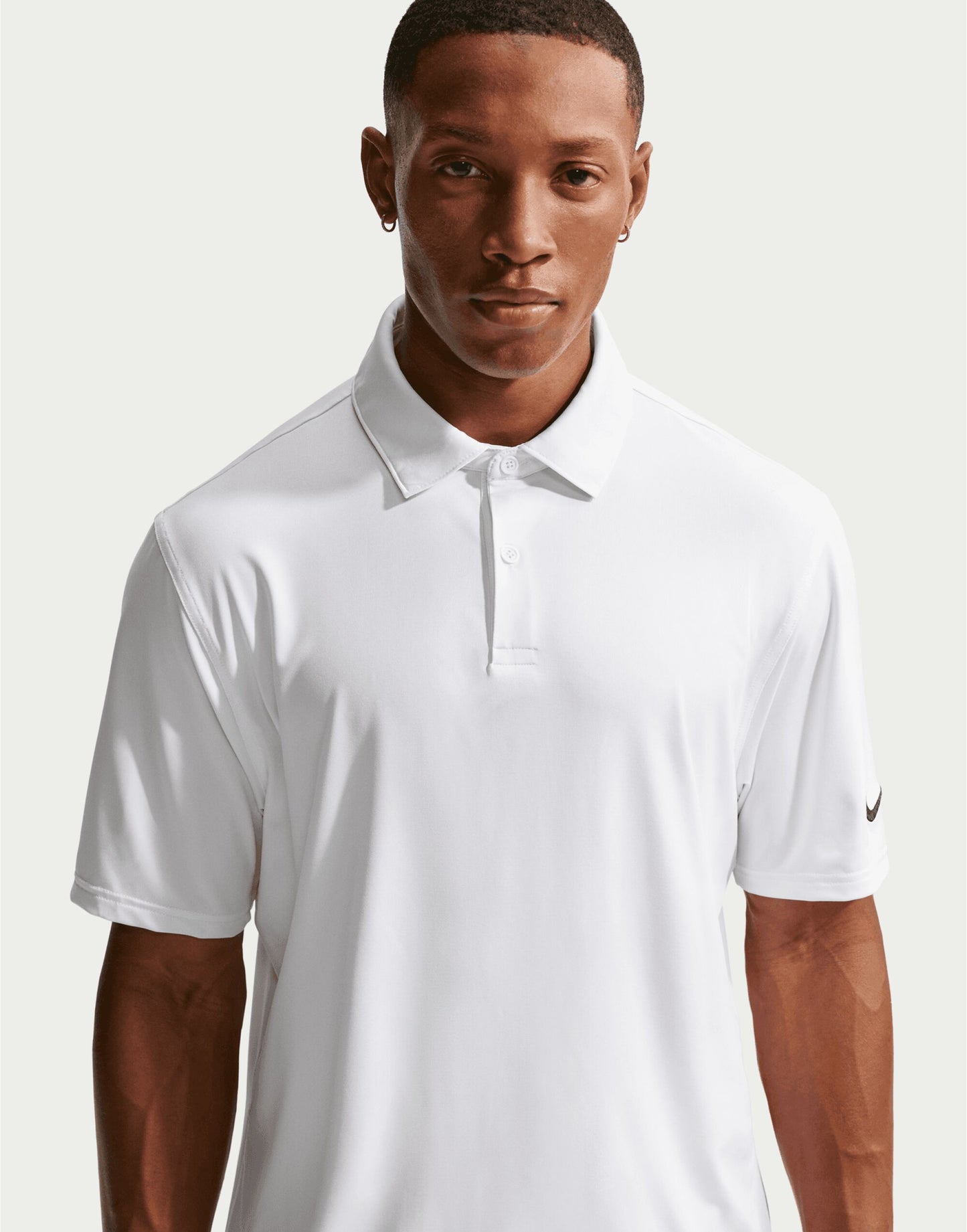 Velocity Polo Solid Short Sleeve - White/Black