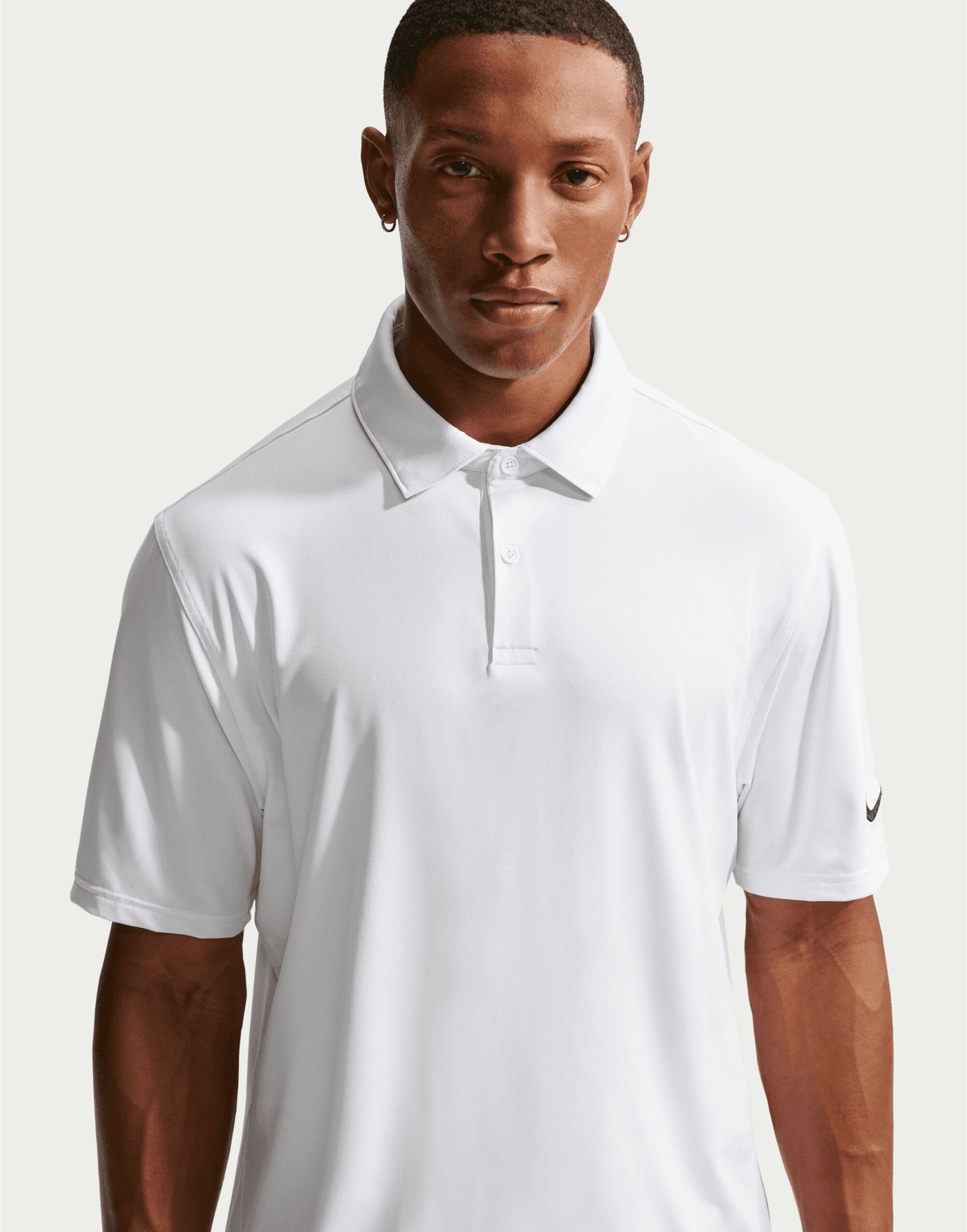 Velocity Polo Solid Short Sleeve - White/Black