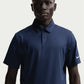 Velocity Polo Solid Short Sleeve - College Navy/White