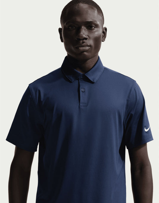Velocity Polo Solid Short Sleeve - College Navy/White