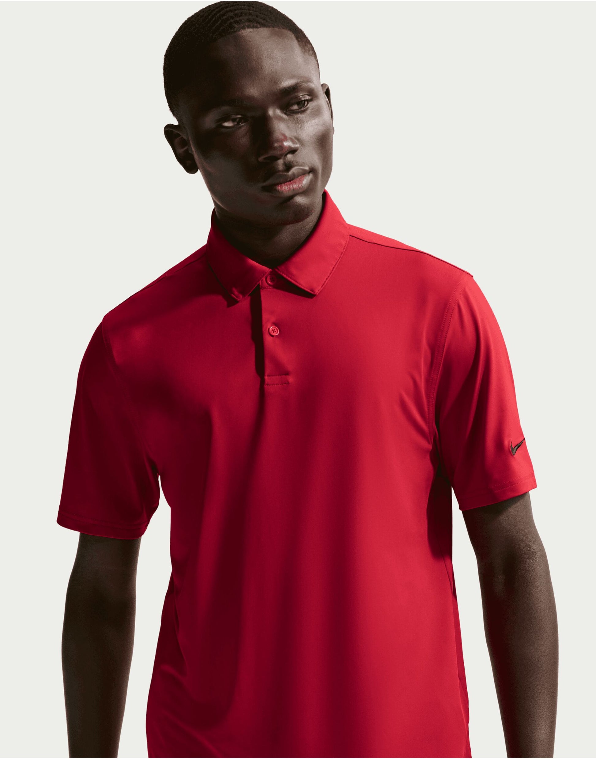 Velocity Polo Solid Short Sleeve - Gym Red/Black