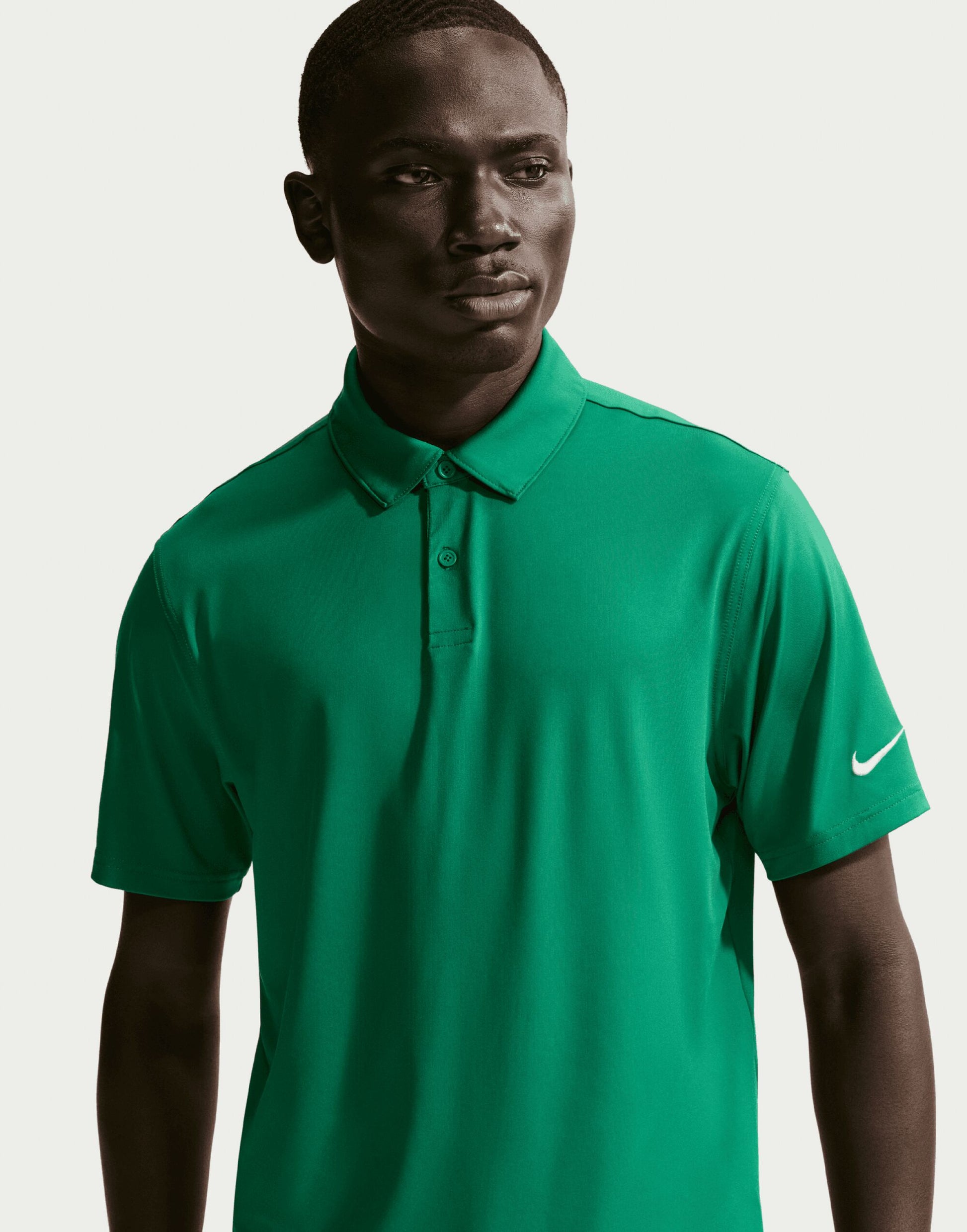 Velocity Polo Solid Short Sleeve - Malachite/White