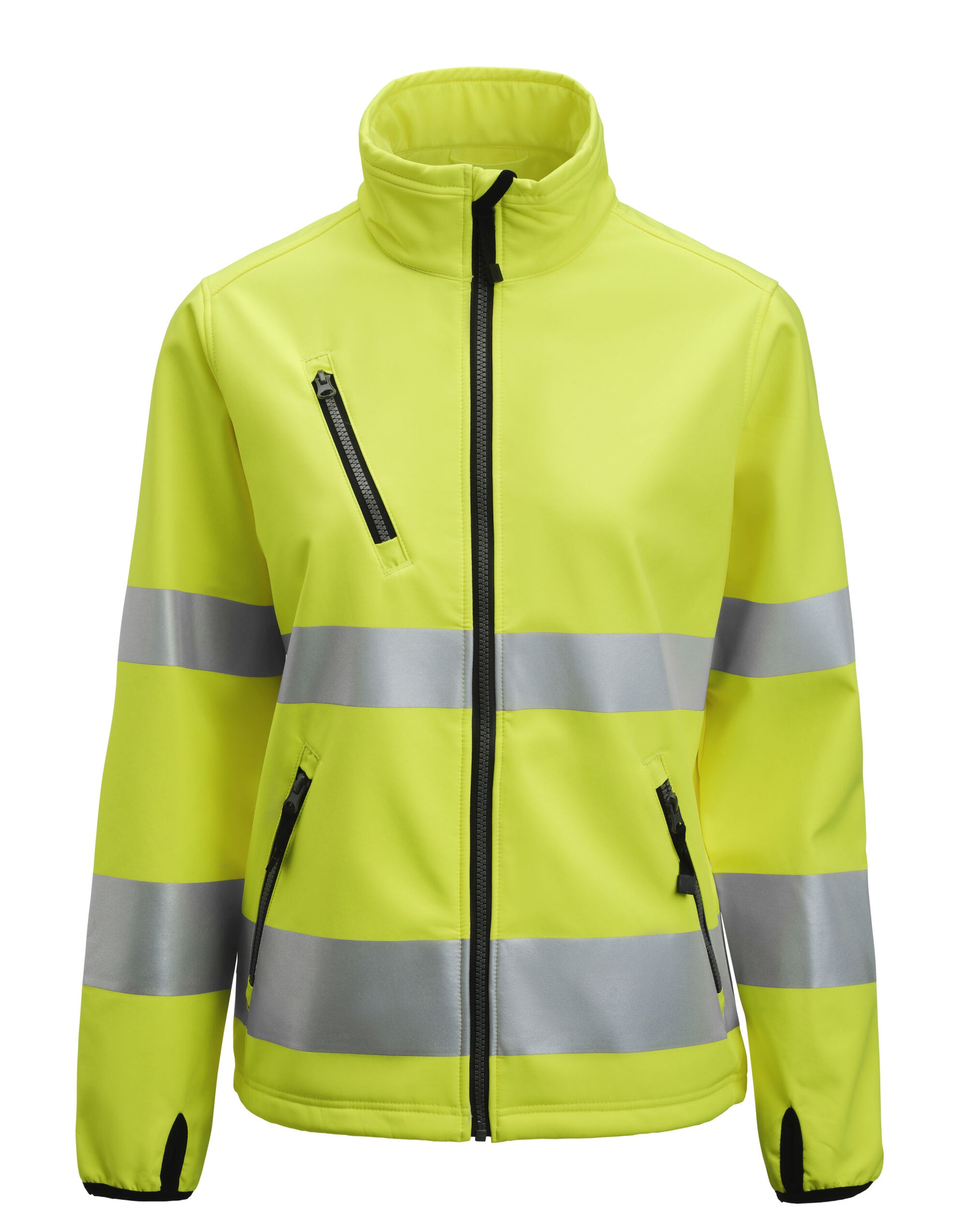 Women's Softshell Jacket Hi-Vis - Yellow