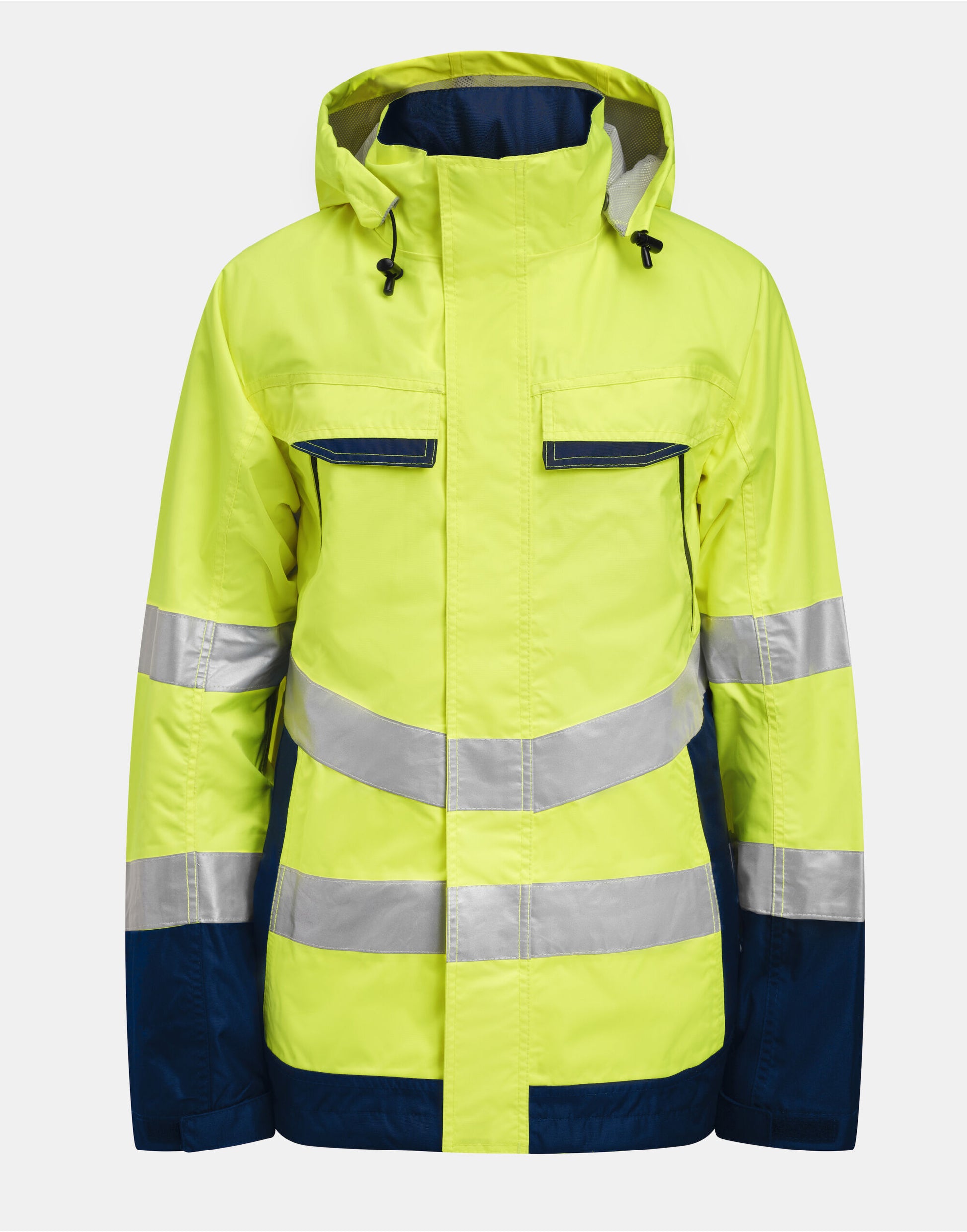 Shell Jacket Hi-Vis - Yellow/Navy