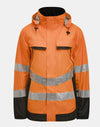 Shell Jacket Hi-Vis - Orange/Black