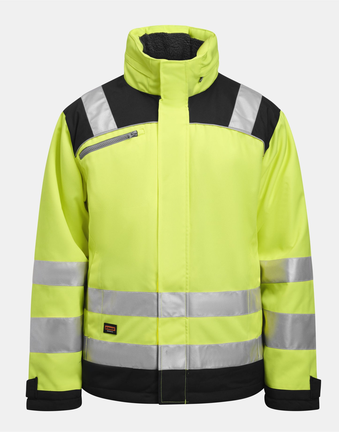 Winter Jacket Star Hi-Vis - Yellow/Navy
