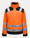 Winter Jacket Star Hi-Vis - Orange/Black