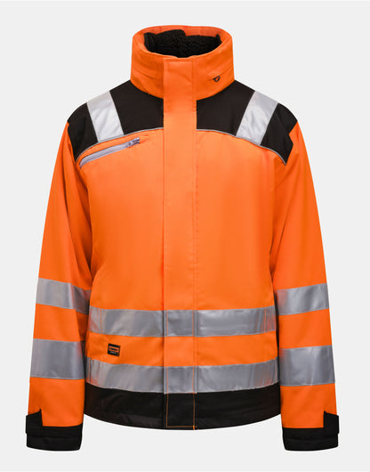 Winter Jacket Star Hi-Vis - Orange/Black