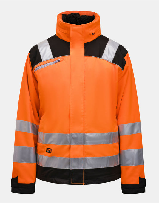 Winter Jacket Star Hi-Vis - Orange/Black