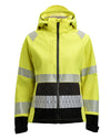 Women's Softshell Jacket Hi-Vis - Yellow/Black