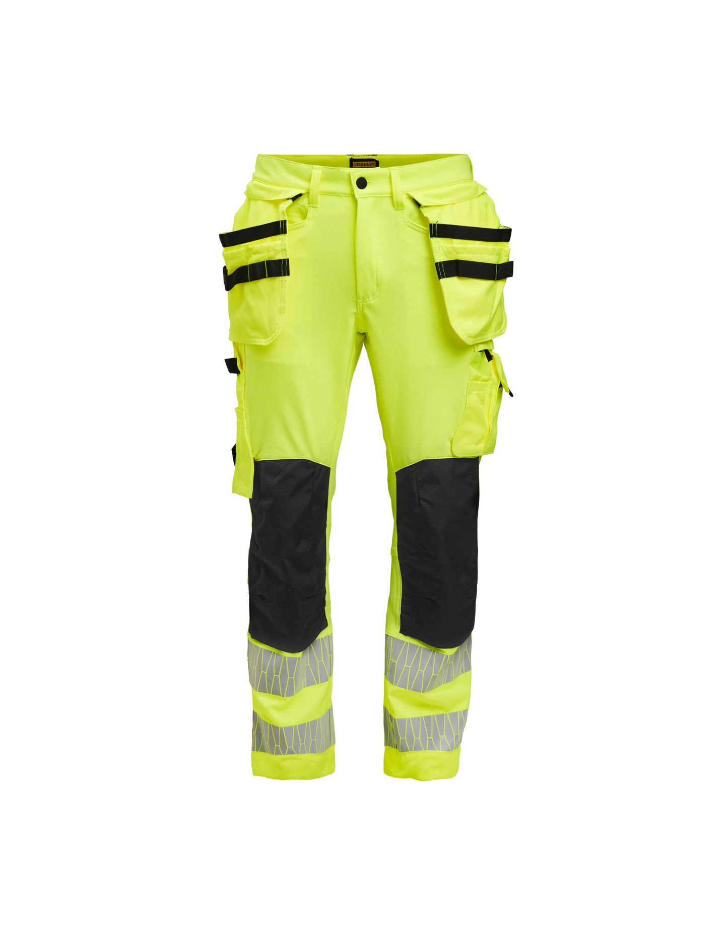Craftsman Trousers Stretch Hi-Vis - Yellow/Black