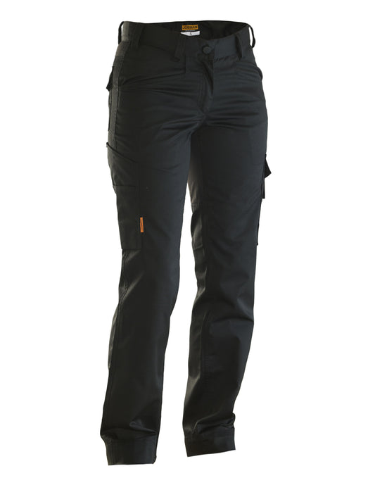 Womens Service Trousers Stretch - Black