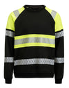 Sweatshirt Hi-Vis - Black/Yellow