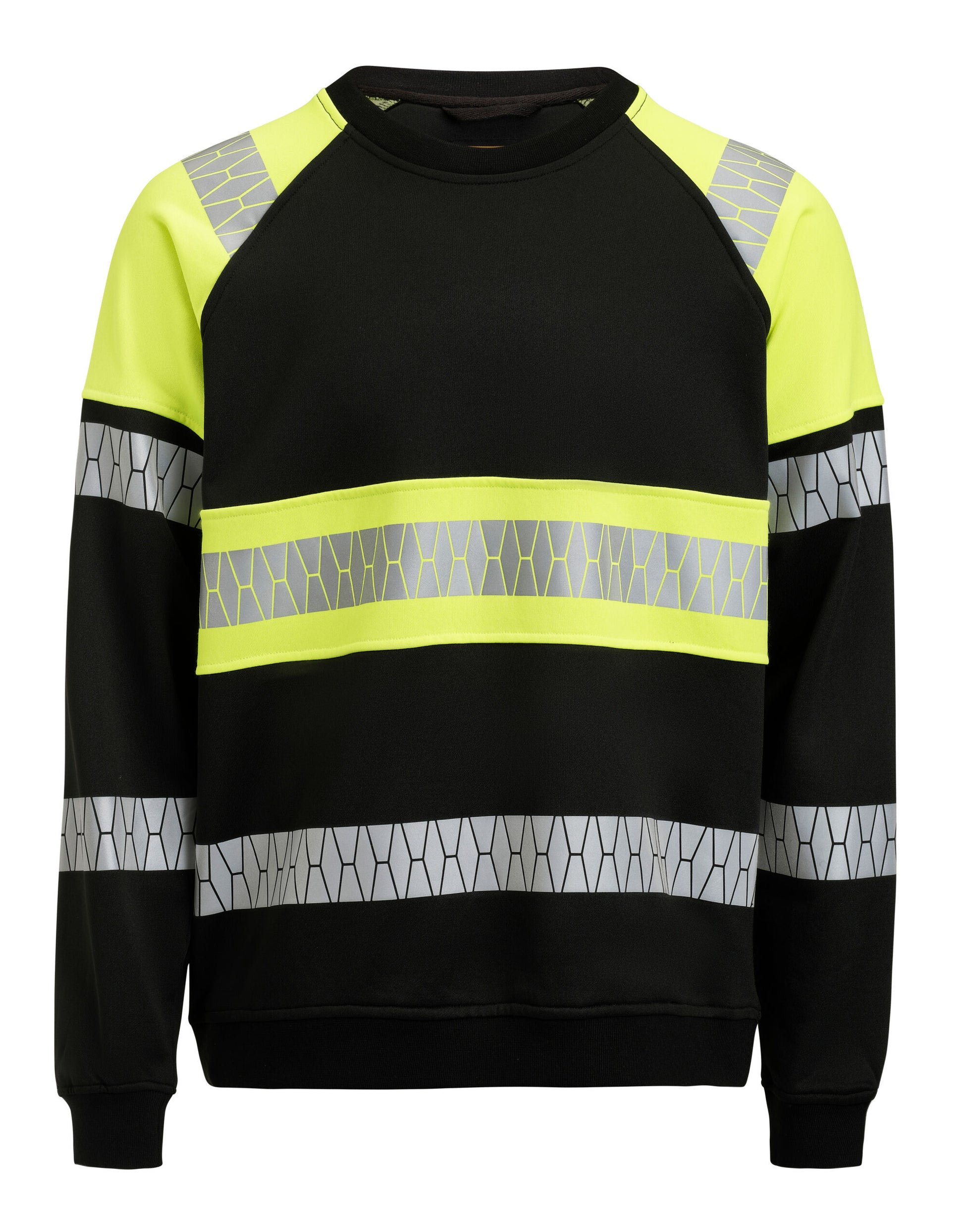 Sweatshirt Hi-Vis - Black/Yellow