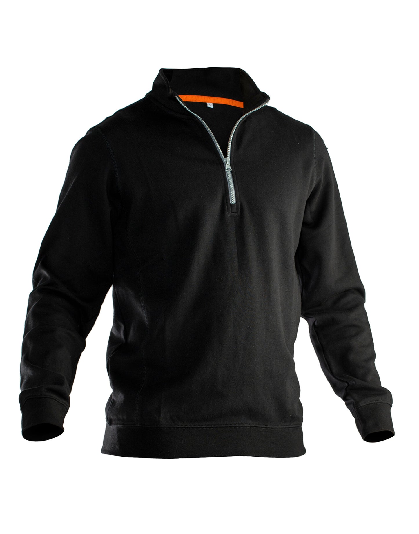 Sweatshirt 1/2 Zip - Black