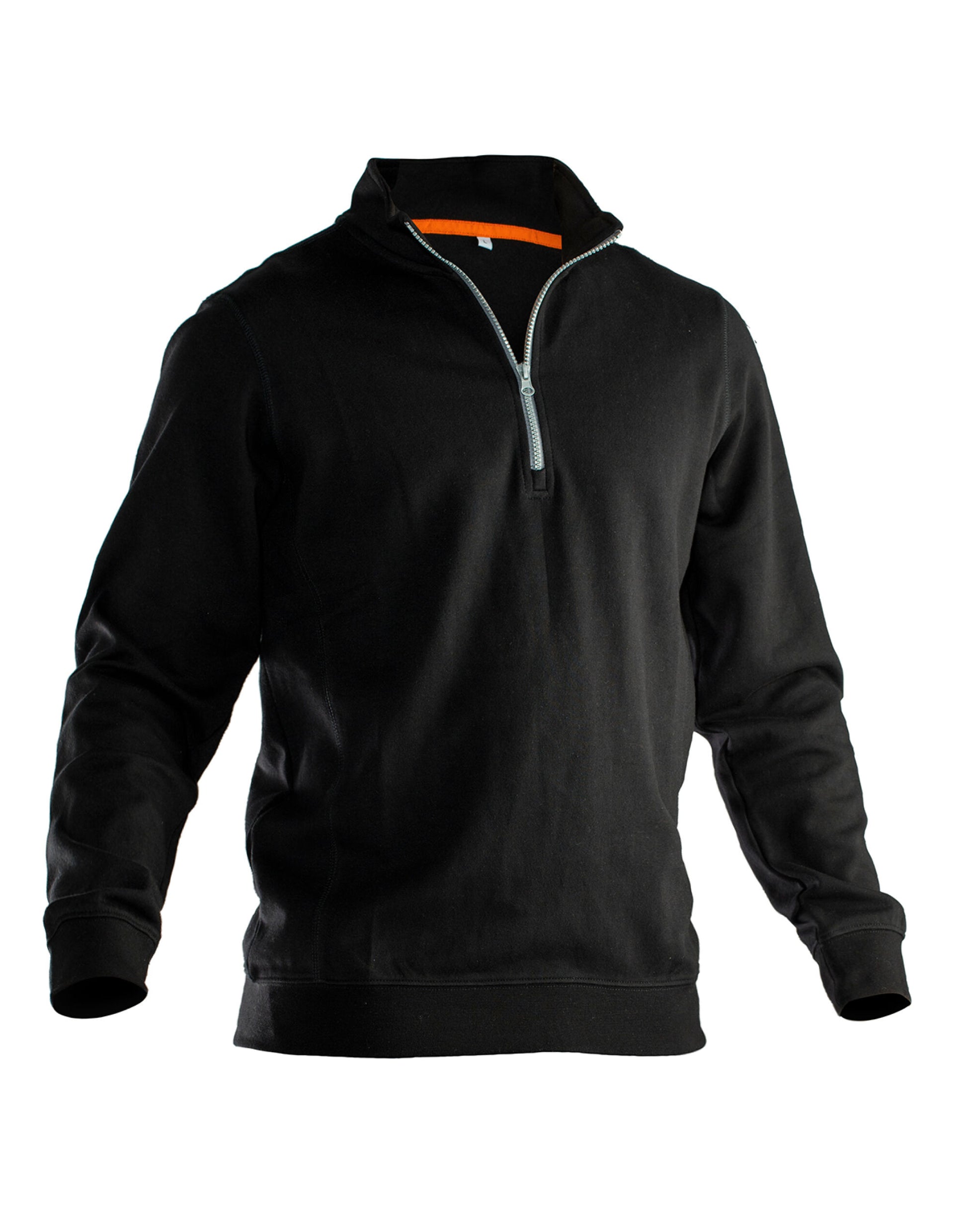 Sweatshirt 1/2 Zip - Black