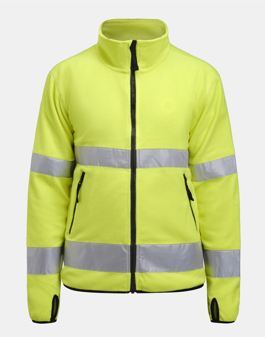 Fleece Jacket Hi-Vis - Yellow
