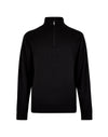 Regular Fit Arundel 1/4 Zip Sweater - Black