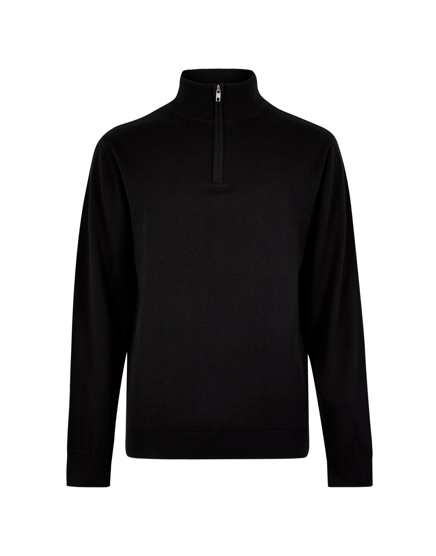 Regular Fit Arundel 1/4 Zip Sweater - Black