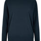 Regular Fit Pique Sweatshirt - Navy