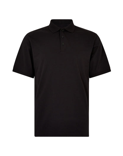 Regular Fit Superwash® 60° Jersey Polo - Black