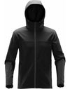Men's Orbiter Softshell Hoody - Black/Dolphin