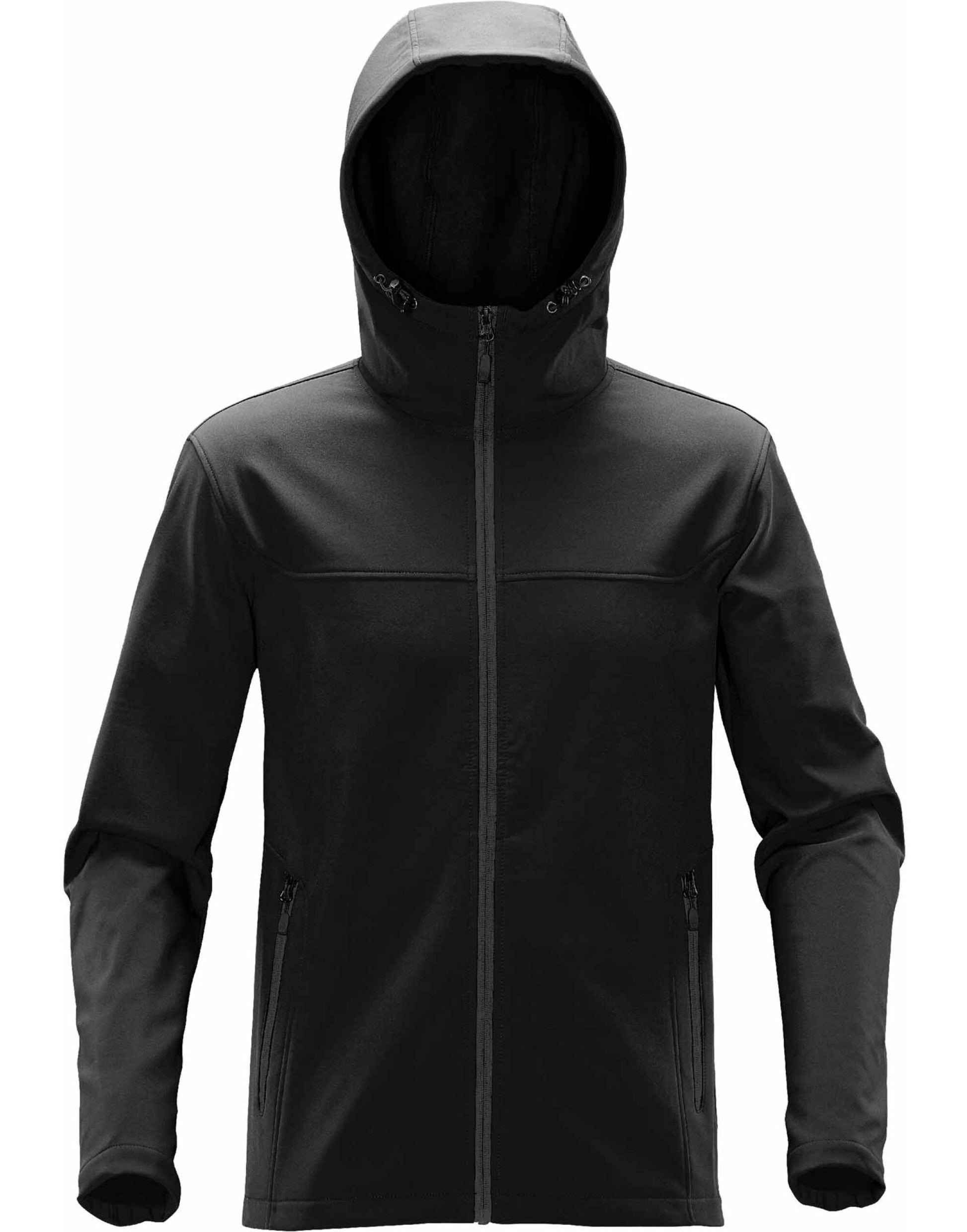 Men's Orbiter Softshell Hoody - Black/Dolphin