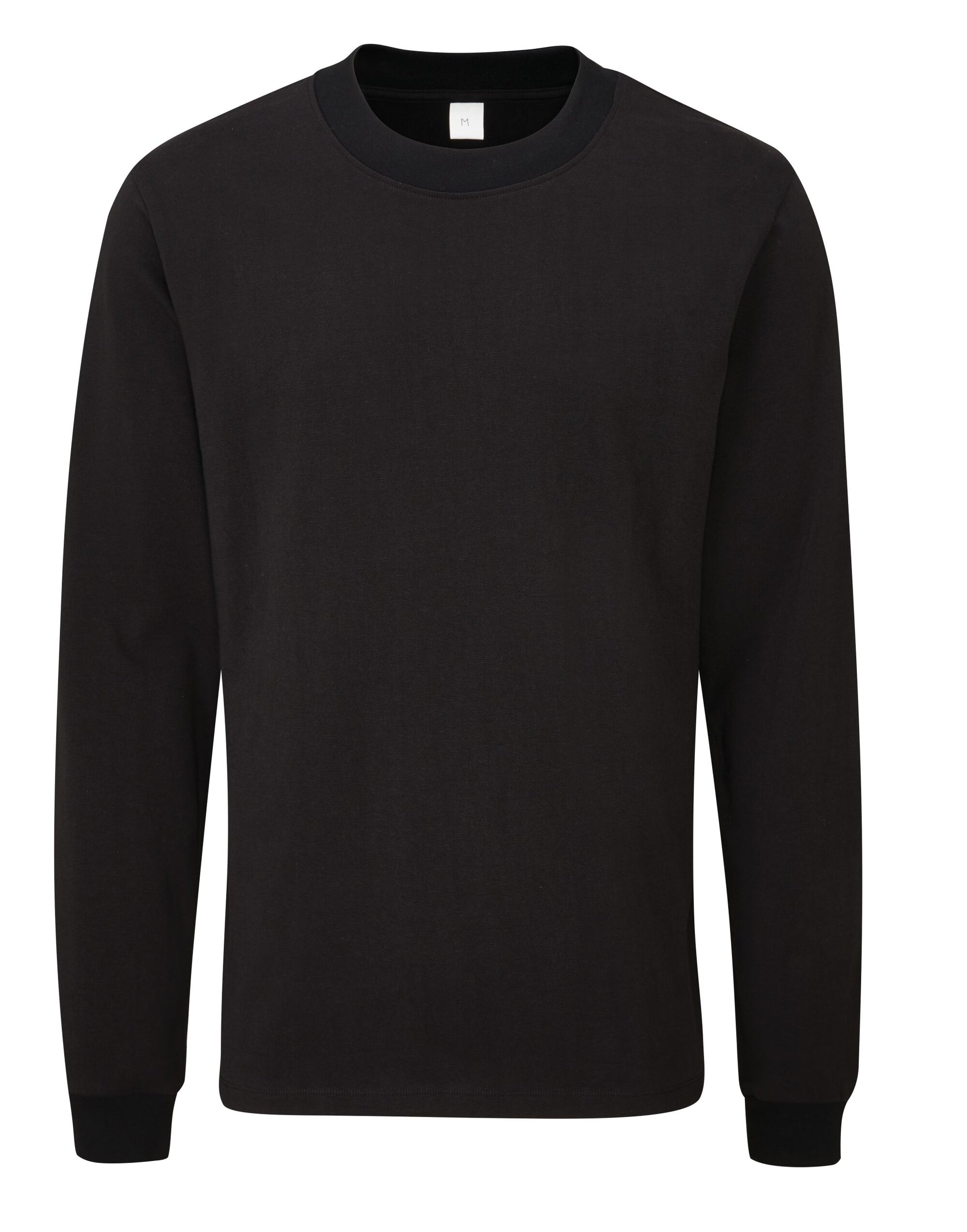 Unisex Essential Organic Long Sleeve T - Black