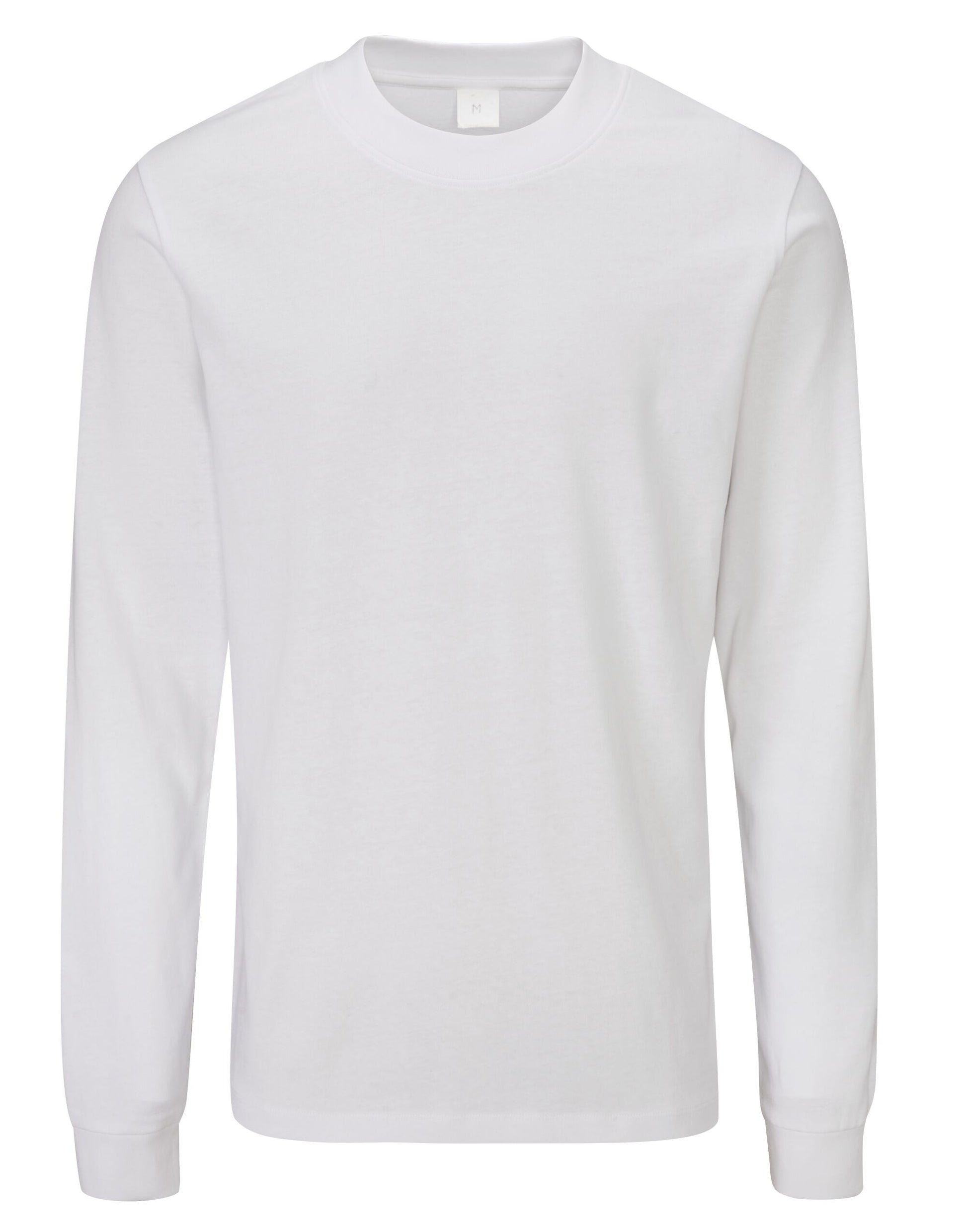 Unisex Essential Organic Long Sleeve T - White