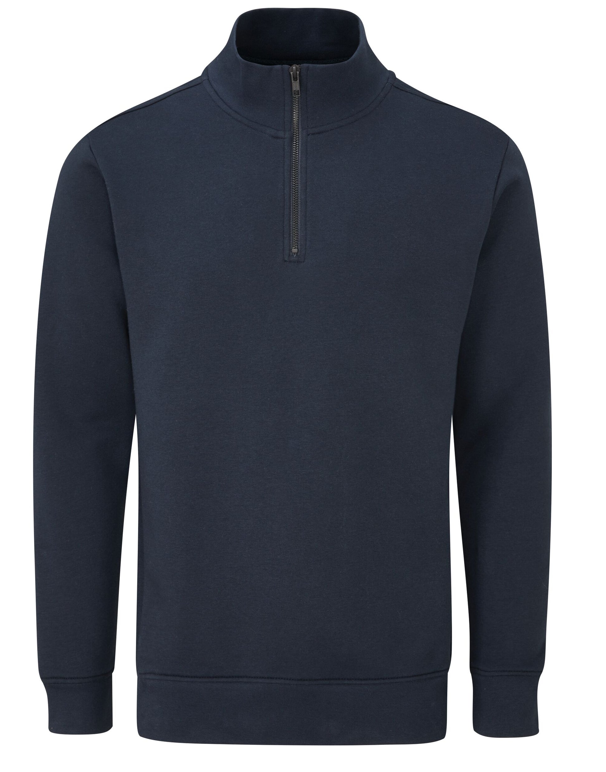 Unisex Organic 1/4 Zip Sweat - Navy