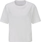 Women's Organic Cropped Heavy T - White
