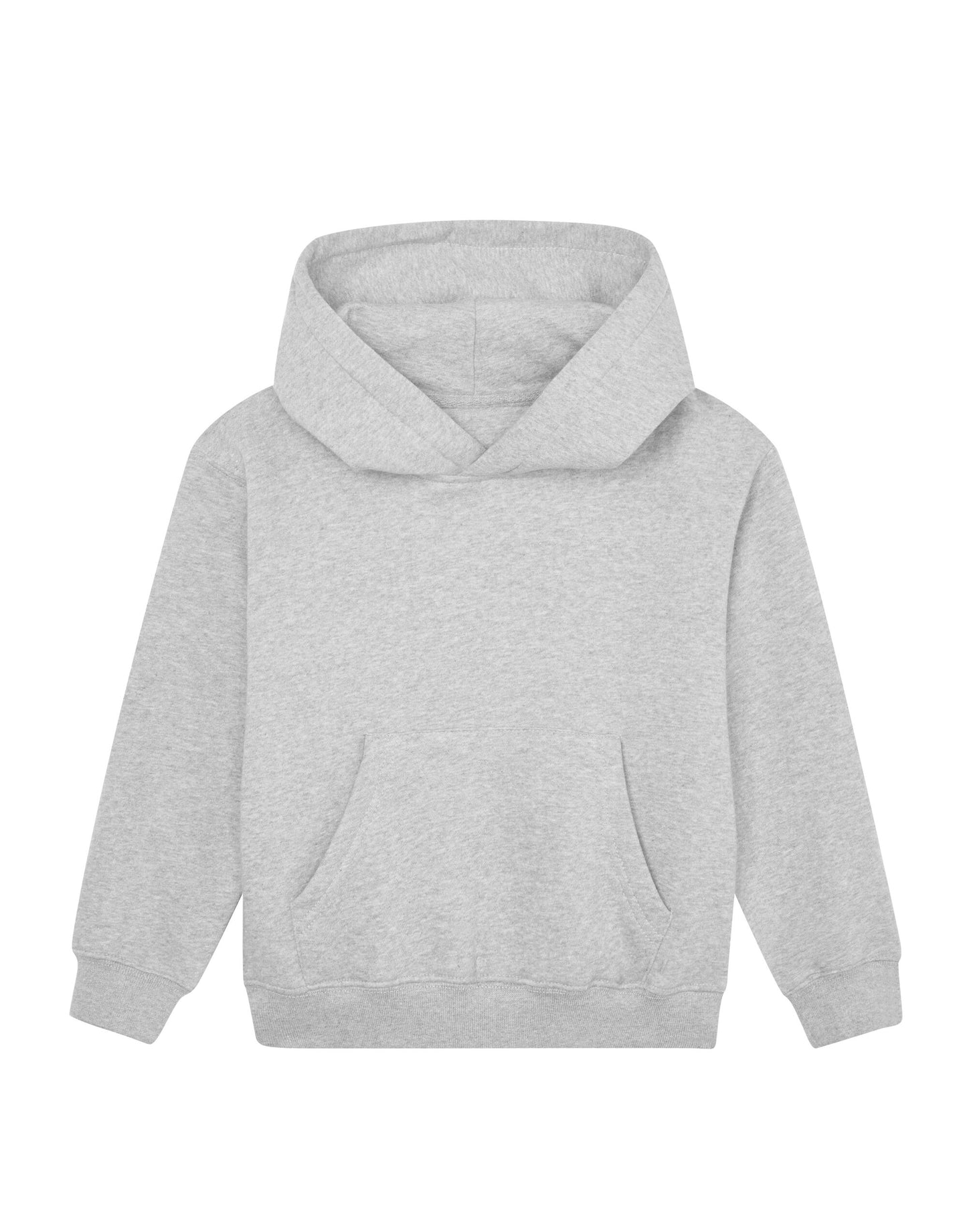 Kid's Essential Organic Hoodie - Heather Grey Melange