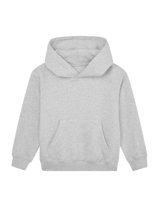 Kid's Essential Organic Hoodie - Heather Grey Melange