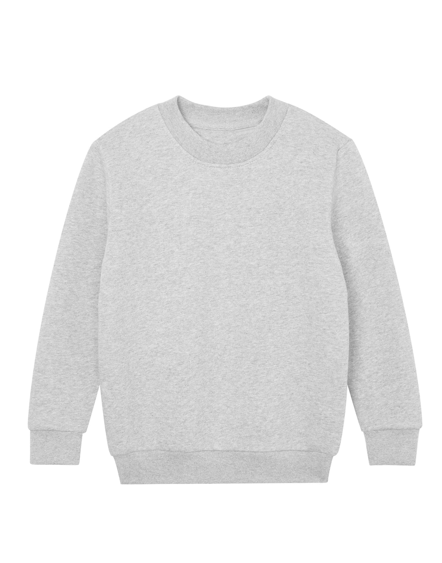 Kid's Essential Organic Sweatshirt - Heather Grey Melange