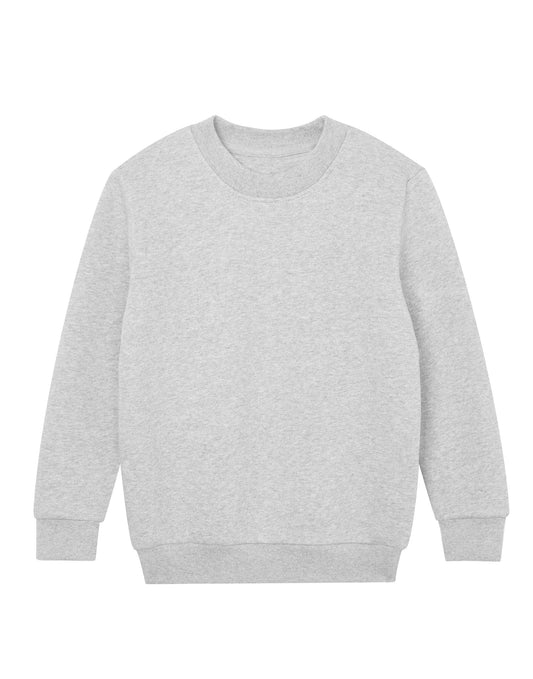 Kid's Essential Organic Sweatshirt - Heather Grey Melange