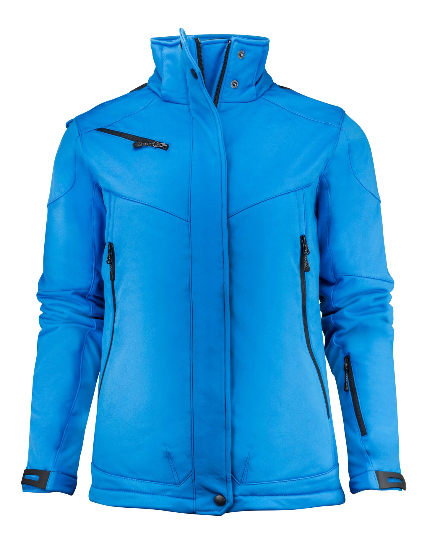 Ladies Skeleton Softshell Jacket - Ocean Blue