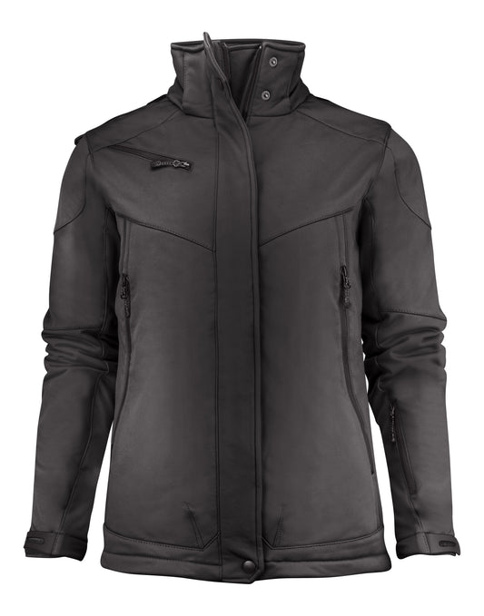 Ladies Skeleton Softshell Jacket - Black