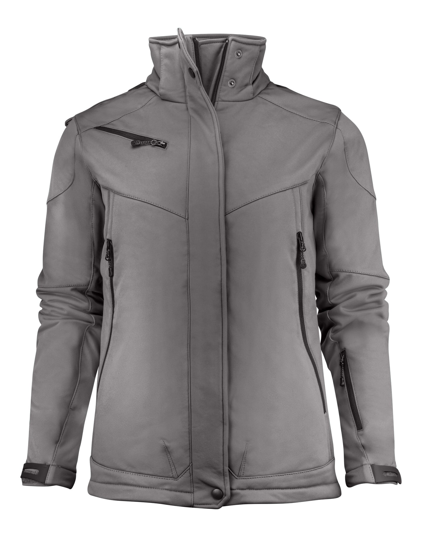 Ladies Skeleton Softshell Jacket - Steel Grey