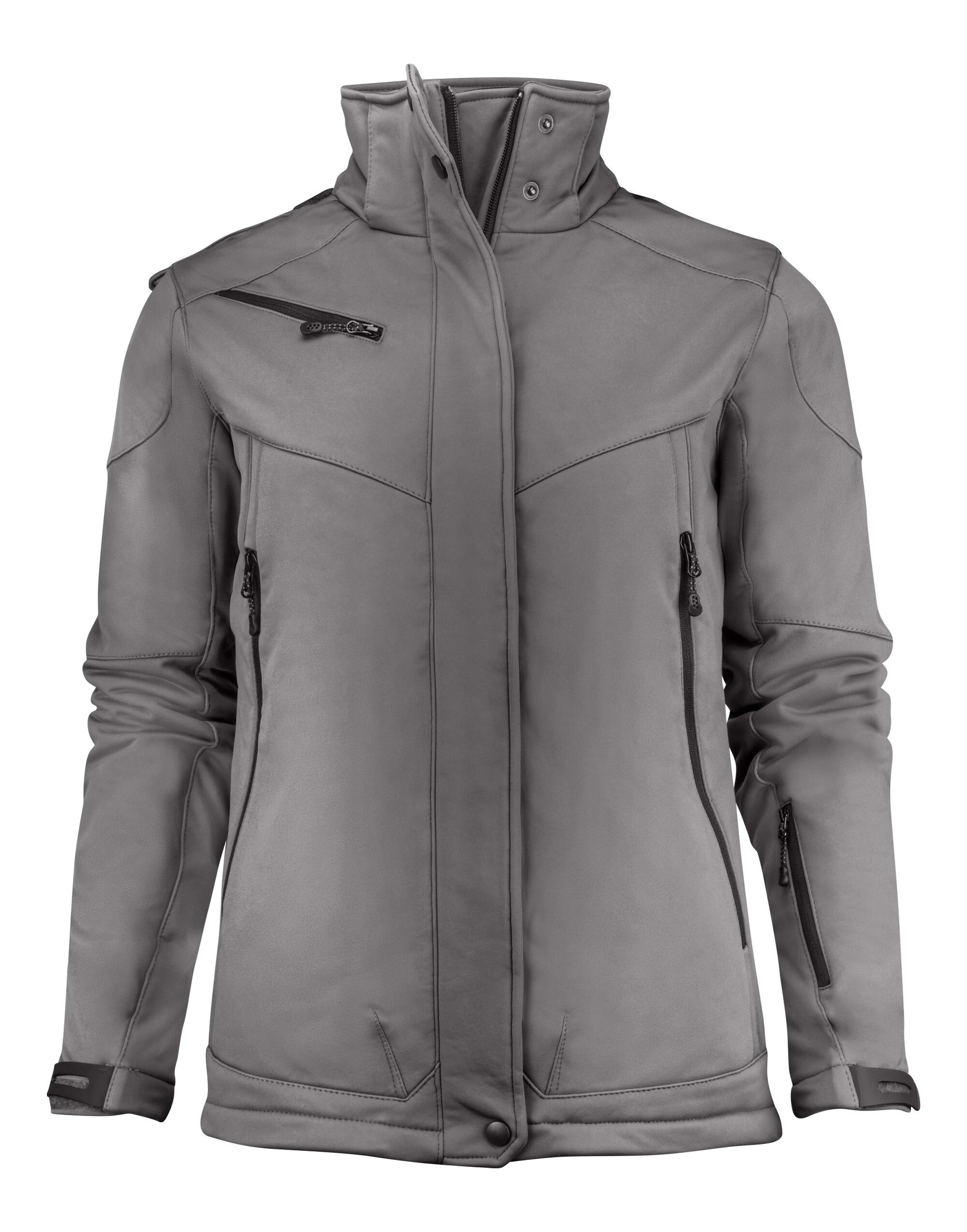 Ladies Skeleton Softshell Jacket - Steel Grey