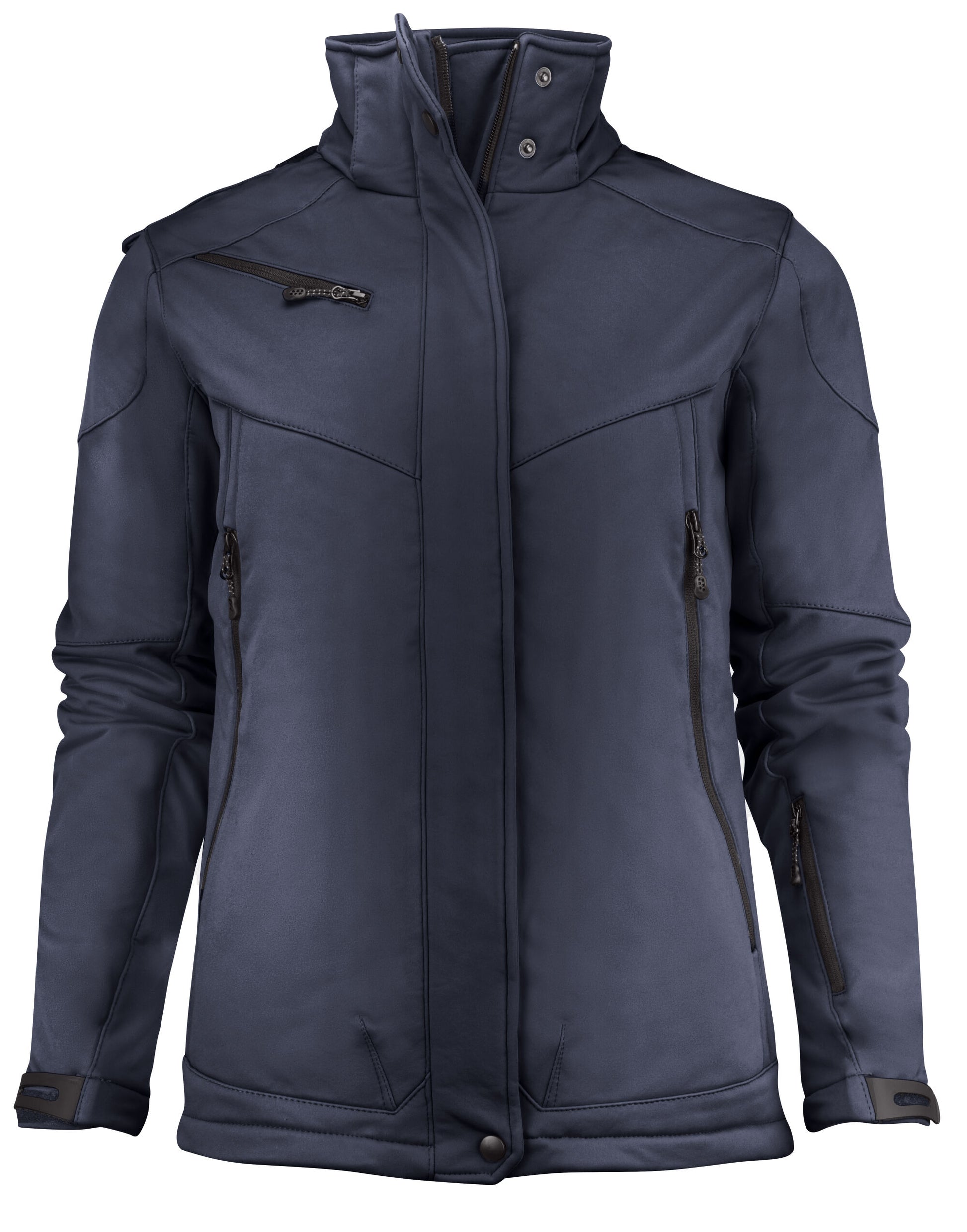 Ladies Skeleton Softshell Jacket - Navy