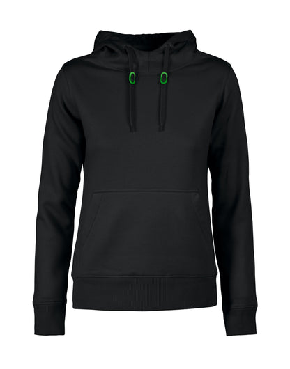 Ladies Fastpitch Hooded Sweatshirt - Black