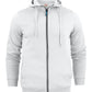 Mens Full Zip Hoodie - White