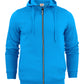 Mens Full Zip Hoodie - Ocean Blue