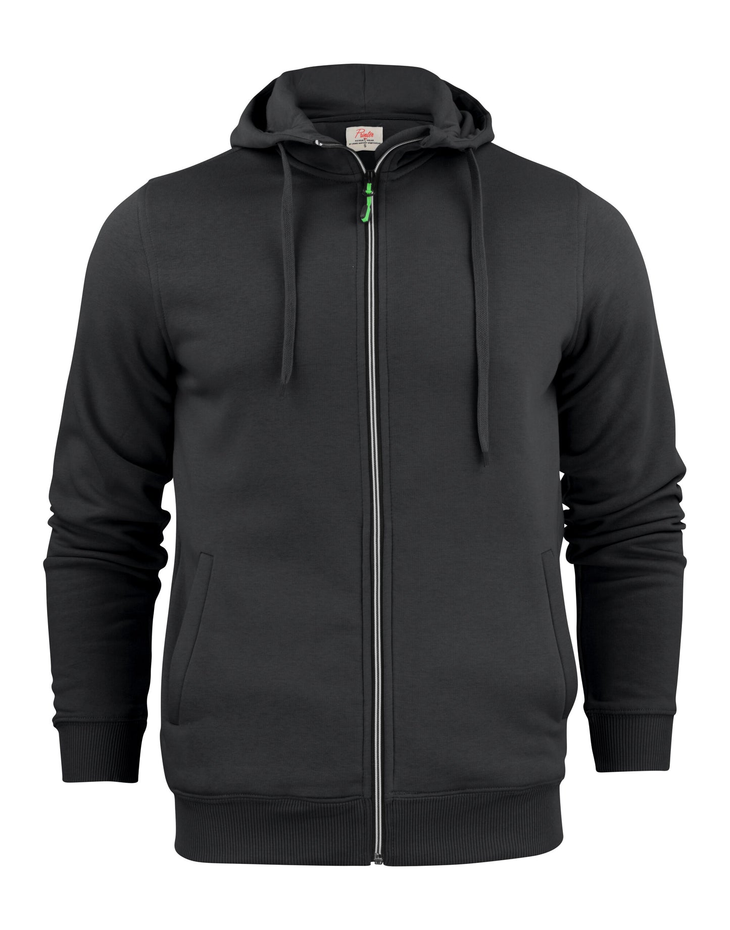 Mens Full Zip Hoodie - Black